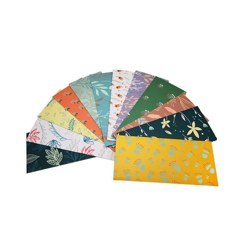 Custom Art Paper Full Color Printing Gift Envelope