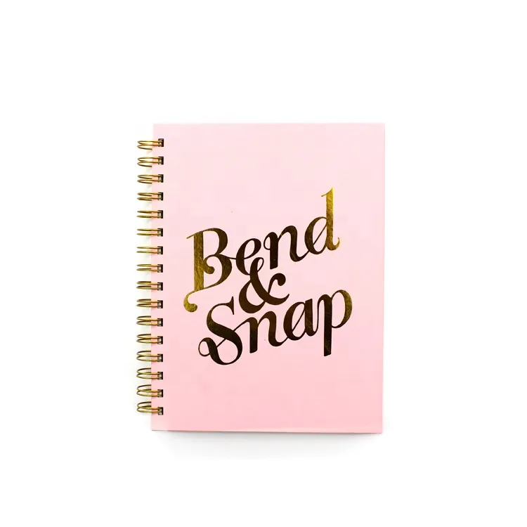 Custom Hardcover Gold Foil Notebook