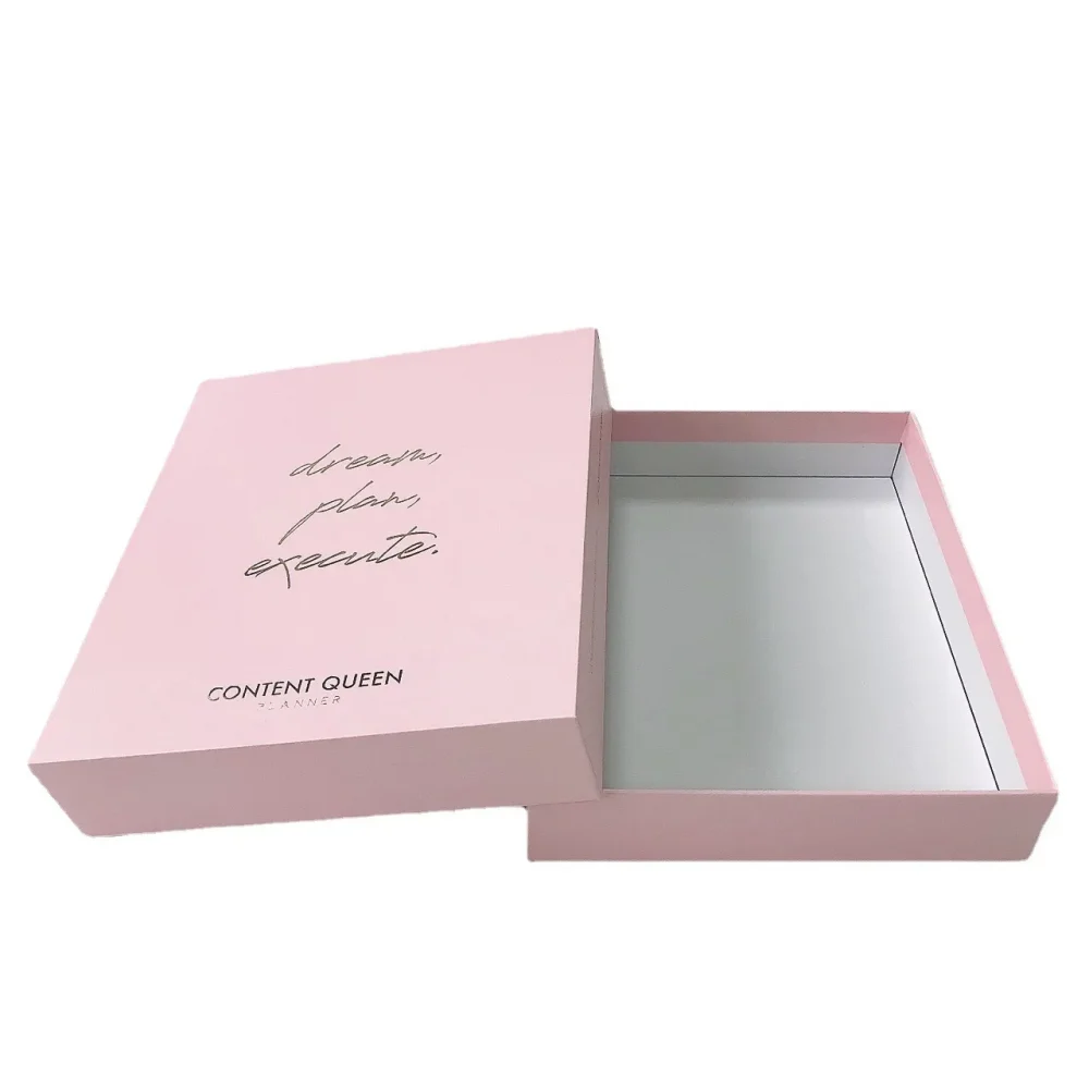 China Printing Manufacturer Custom Luxury Rigid Cardboard Gift Lid and Base box