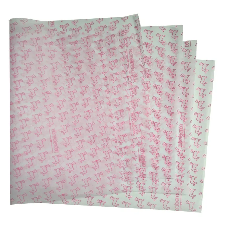 Custom Printed Logo Gift Wrapping Paper Clothing Tissue Paper