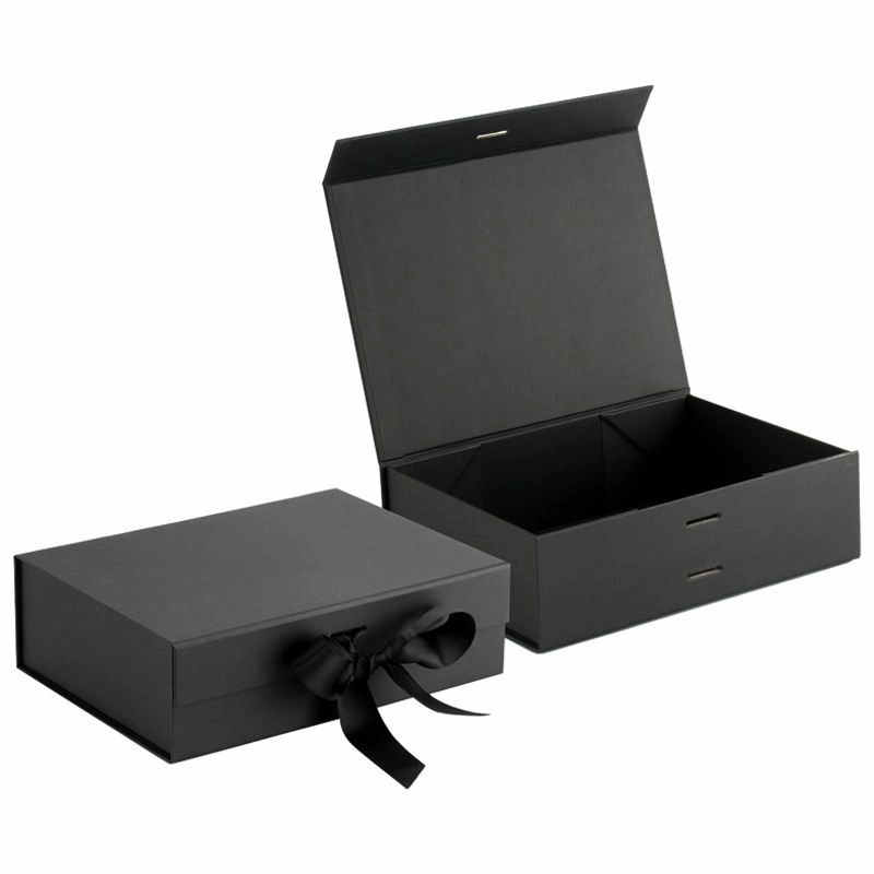 Black gift box packaging